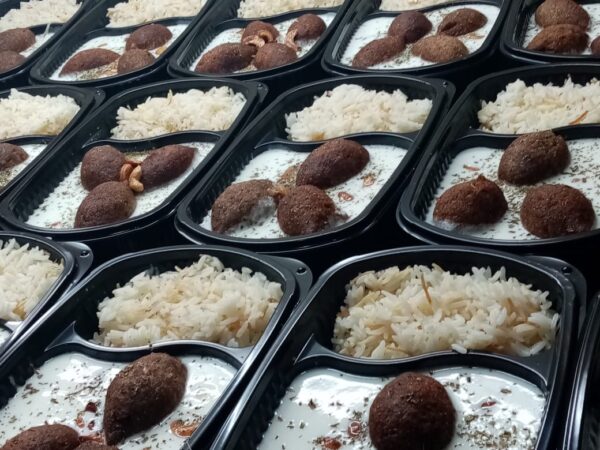 Kibbeh with Yogurt Sauce and Rice <br> 750 Kcal