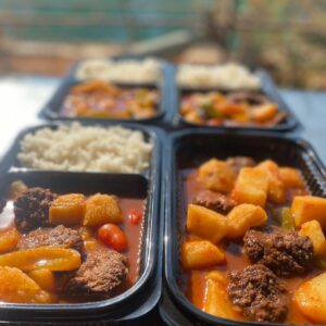 Kafta Casserole with Rice <br> 780 Kcal